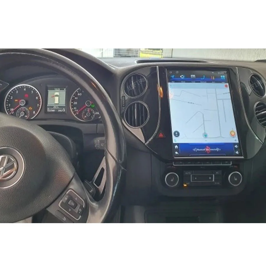 Автомагнитола для VW Volkswagen Tiguan 2010-2016 Android 11 мультимедийный вертикальный экран Tesla