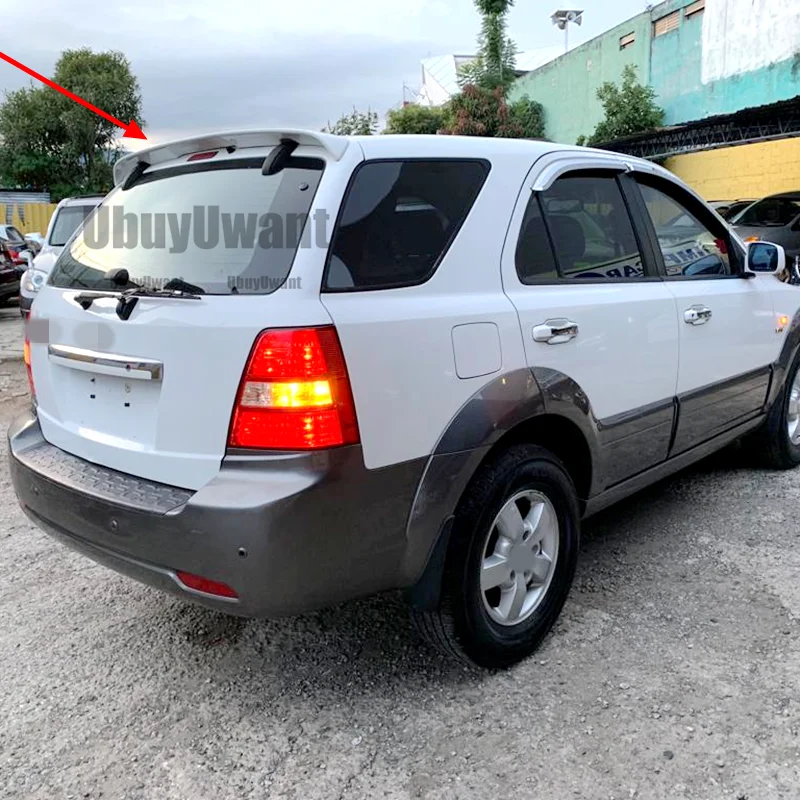 Фото Задний спойлер на крышу для KIA Sorento 2001-2006 Sport ABS, багажник, задний спойлер на крышу, крышка багажника №2