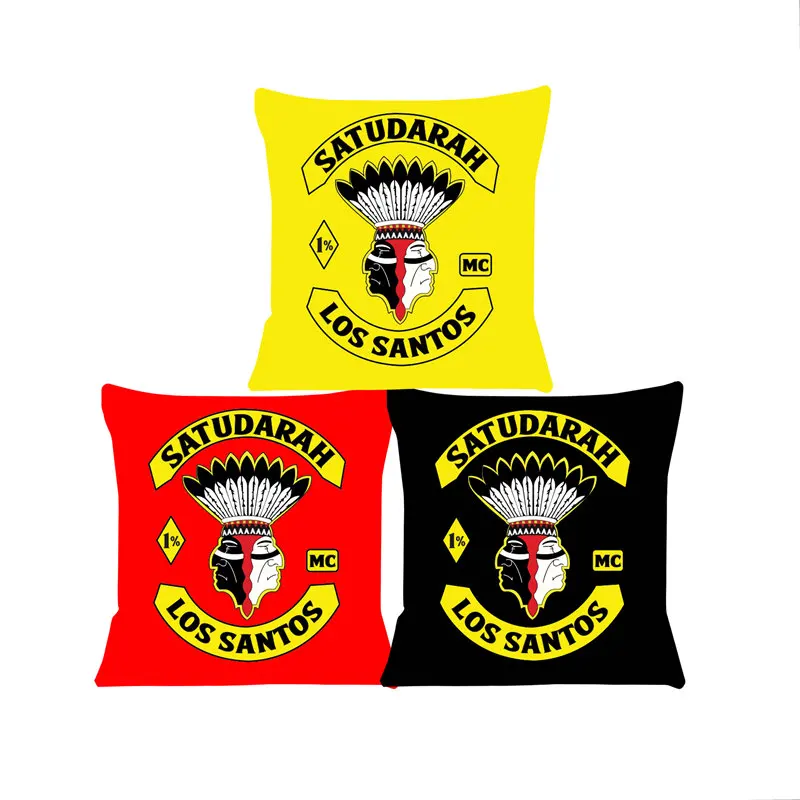 Satudarah MC World наволочка для дивана подушки чехол сиденья автомобильная 45x45 см