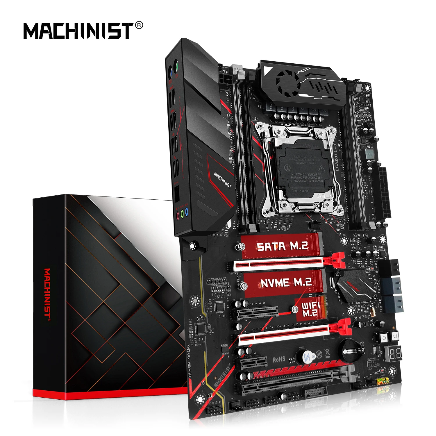 MACHINIST X99 материнская плата LGA 2011-3 Поддержка Xeon E5 2667 V3 2690 V4 CPU DDR4 ECC RAM процессор памяти Nvme M.2 MR9A PRO MAX