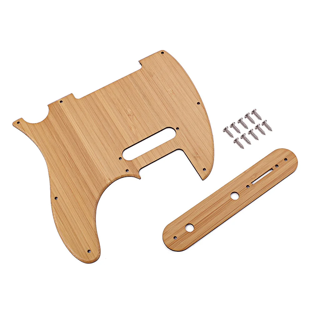 

Bamboo TL Pickguard Scratch Plate Pickguard Screws FD Style Guitar