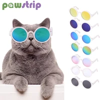 vintage cat sunglasses cute round pet reflection eyewear glasses for small dogs cats party dress up photos props pet accessories
