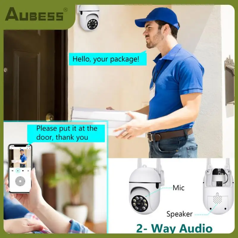 

Ai Human Detection Support Alexa Google Surveillance Camera Dual Frequency Cctv Color Night Vision Cctv Cam Security Protection