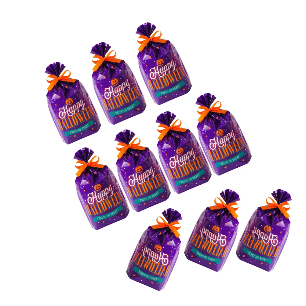 

50pcs Party Favor Bag Gift Trick Or Treat Cookie Candy Storage Bag
