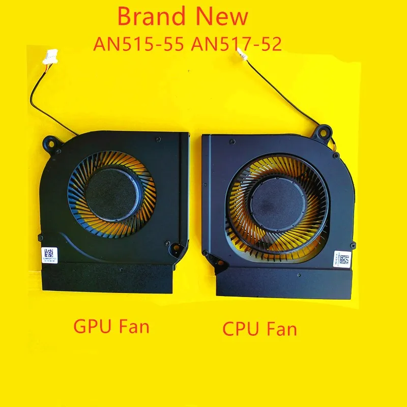 Yeni bilgisayar CPU GPU soğutma fanı Acer Nitro 5 serisi AN515-55 AN515-44 AN517-52 dizüstü bilgisayar soğutucu Fan DC28000QDF0 5V 4 pin
