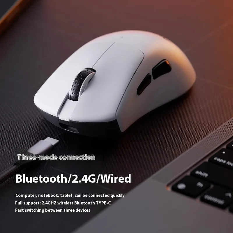 Мышь Ausdom G04 Bluetooth Беспроводная 3-режимная мышь Rgb Легкая игровая офисная на заказ