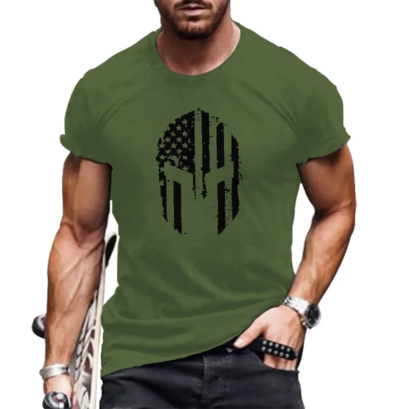 

New Mens Short Sleeve Geometric Graphic Printed T-Shirts Summer 3D Print Oversized Personality Fashion T-Shirt Loose Casual Tops