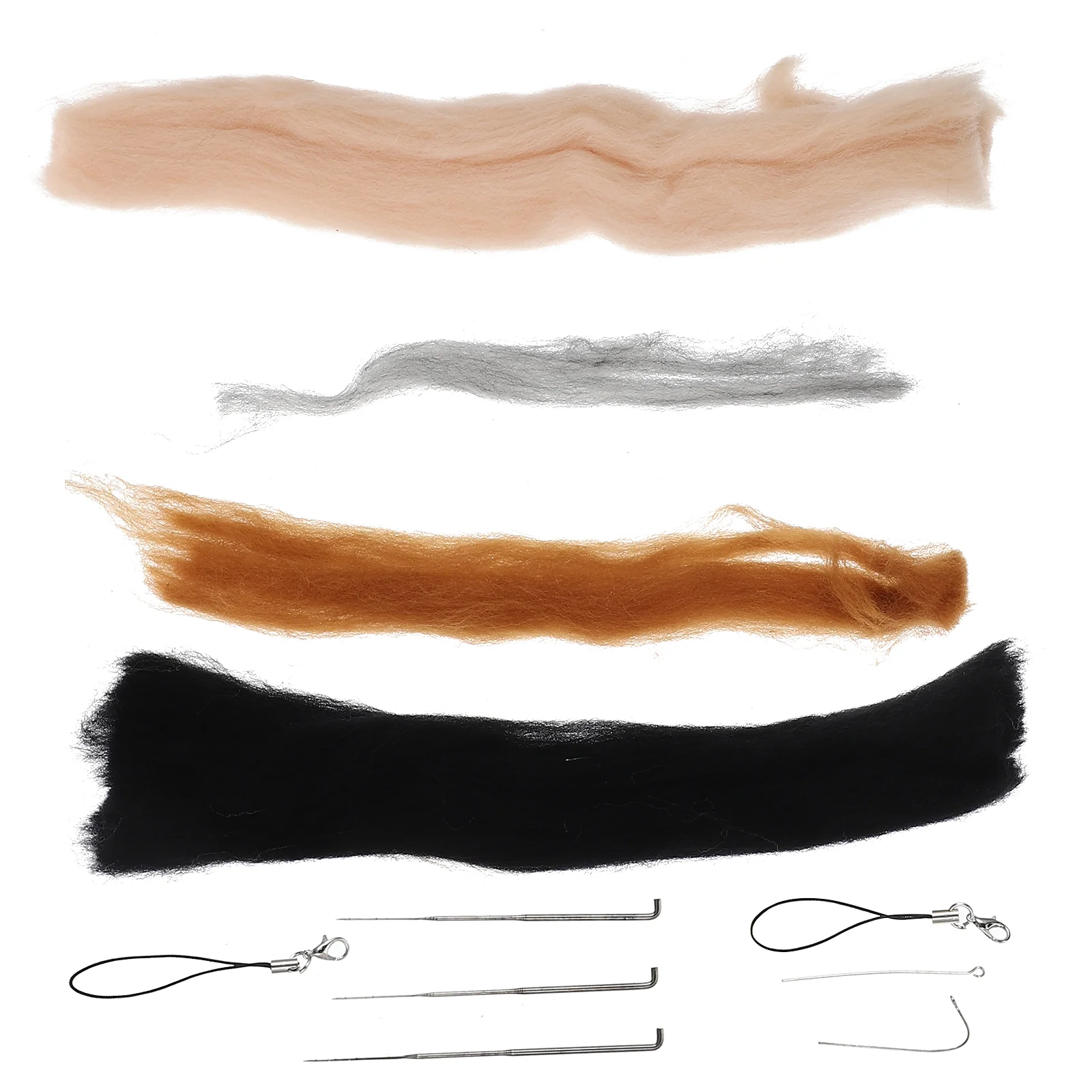 

1 Set of Beginners Needle Felting Set DIY Felt Materials Set Animals Needle Felting Supplies