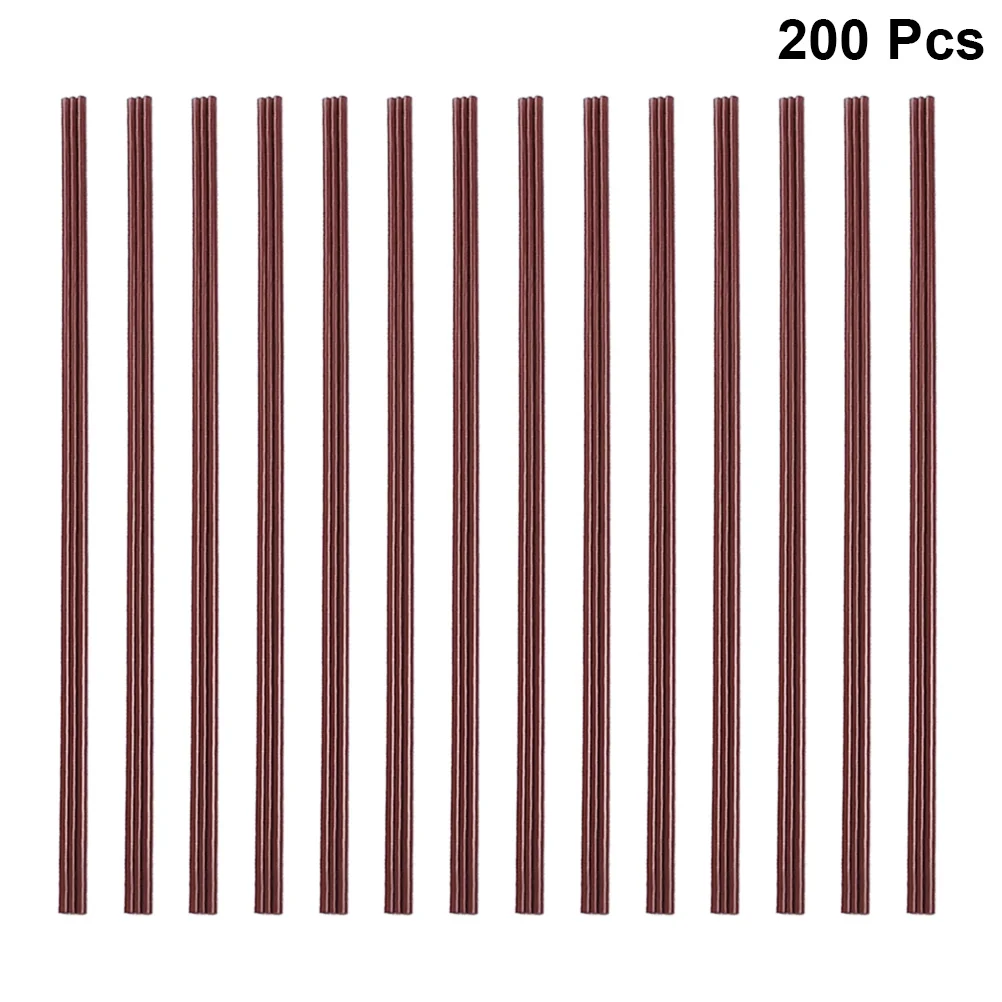 

200 Drinking Straws Three-hole Practical Coffee Stirring for Party