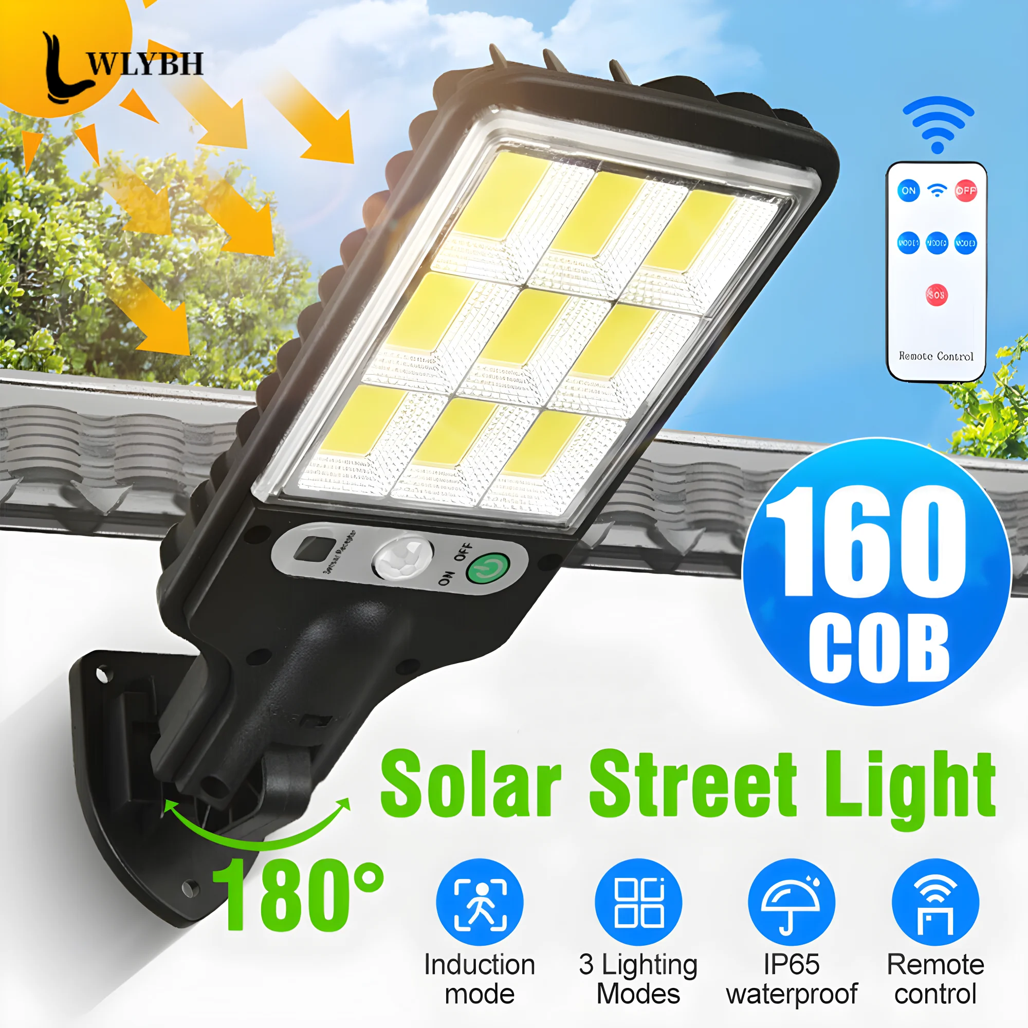 Солнечные уличные светодиодные фонари на солнечной батарее