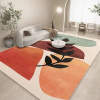 nordic simple style living room carpets bedroom floor mats hallway abstract carpet room bedside soft washable mat lounge rug