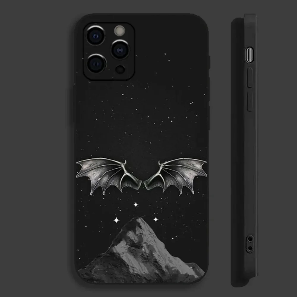 Фото Чехол для телефона Acotar Court M-Mist and Fury для Apple iPhone 15,14,13,12,11,Pro,X,XS,Max,XR,Plus, мягкий черный мини-Чехол №4