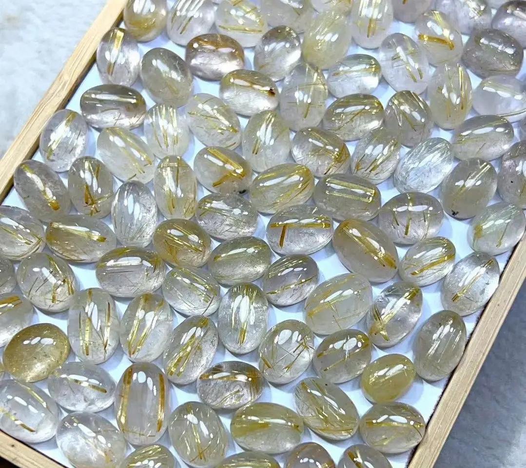 Оптовая продажа 10 шт./упаковка Бусины Из Натурального кварцевого кабошона