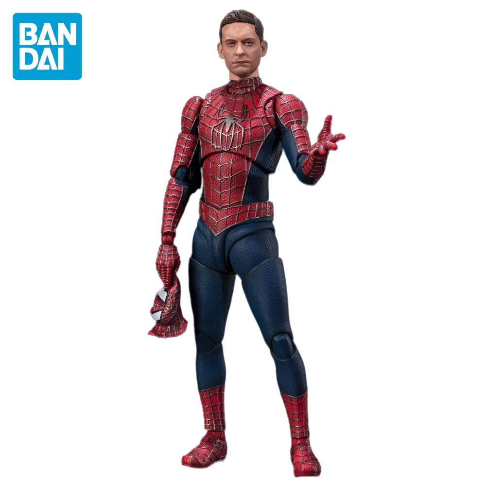

Original Bandai S.H.Figuarts Tobey Maguire Spider-Man No Way Home Anime Figure Toys Spider Man SHF PVC Model Kids Gift