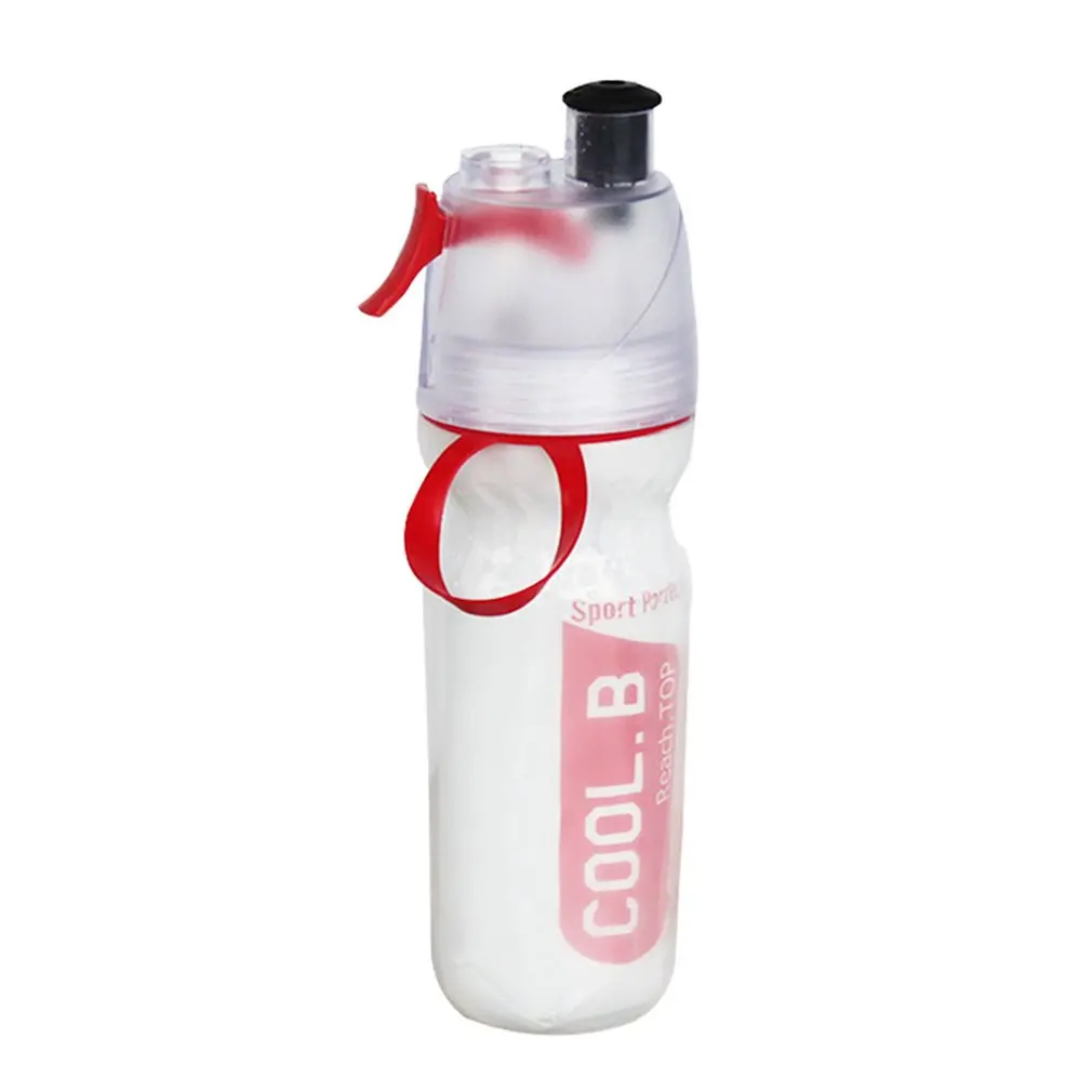 

2018 Bicycle Water Bottle Cold Insulation Thermal Spray Bottle Double Mylar Protection Film Low Density ABS Resin Spray Button