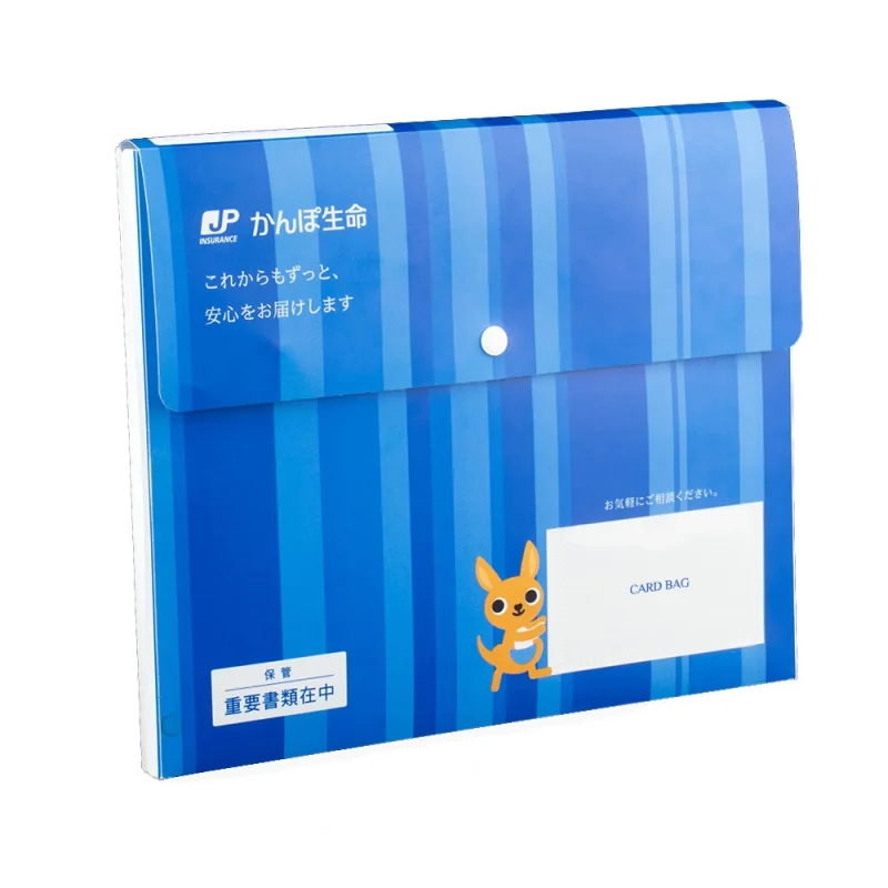 plastic folders with pockets A4 document plastic file folder foldable plastic box