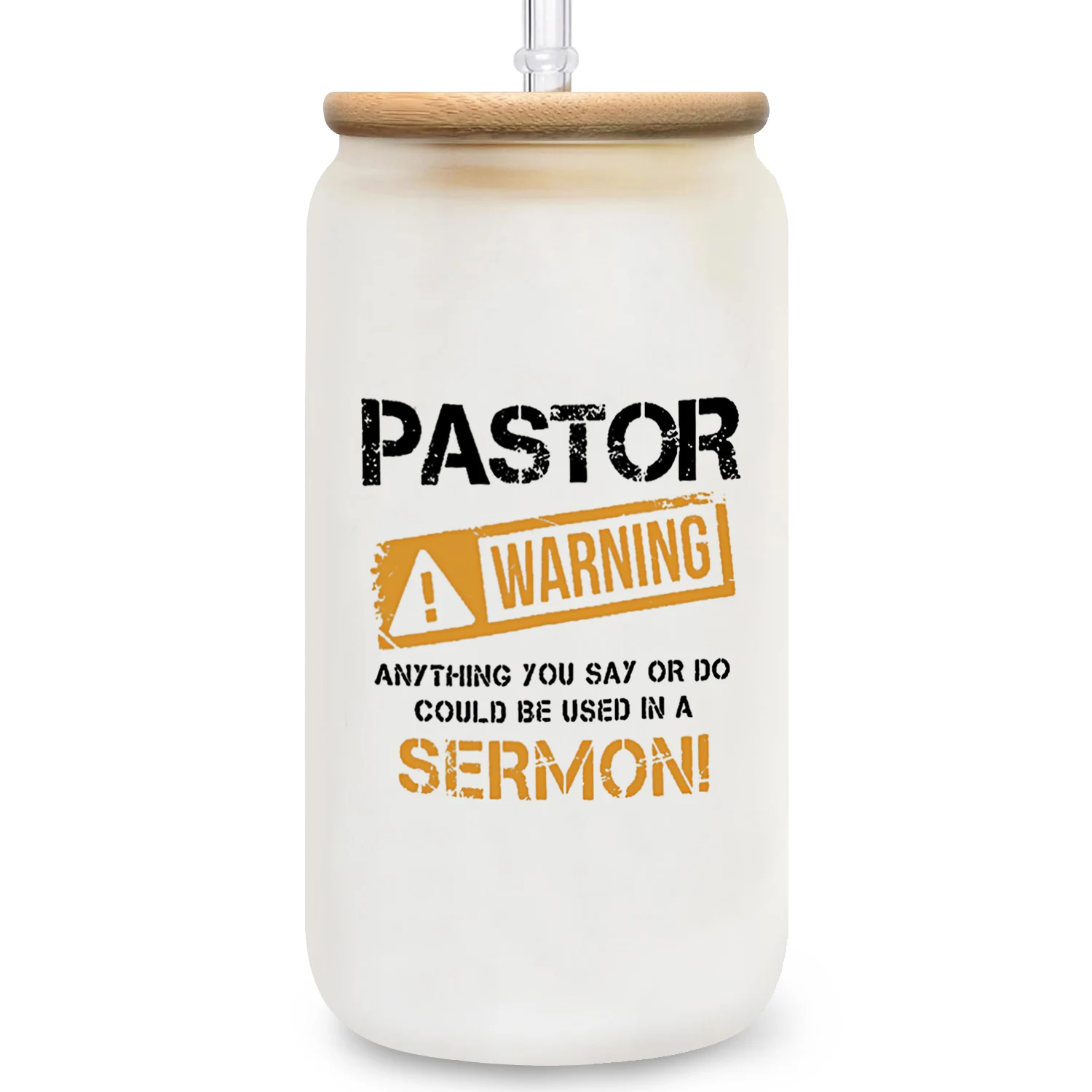 Стеклянная Кофейная Кружка На 16 Унций С Искусственными Зернами И Соломинкой Для