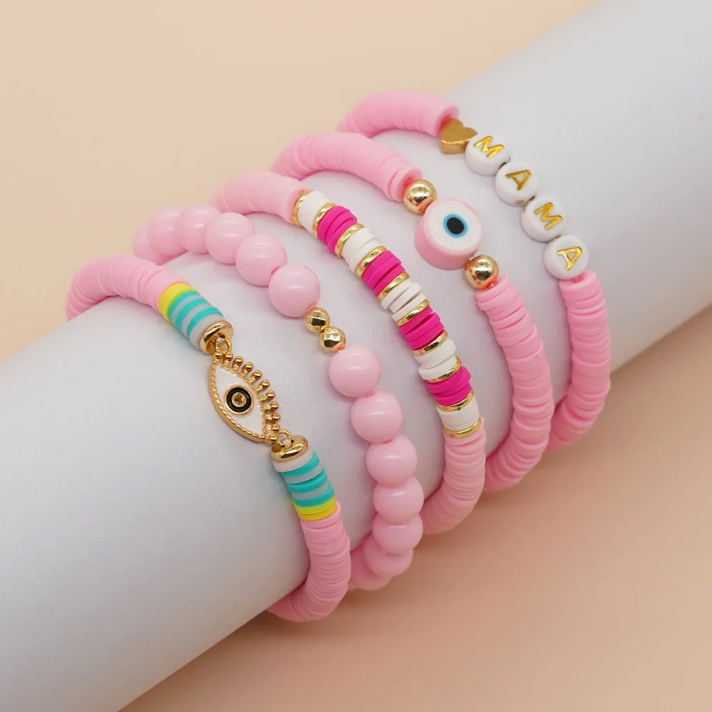Оптовая продажа богемное очарование для глаз Pulsera с надписью женщин ручная