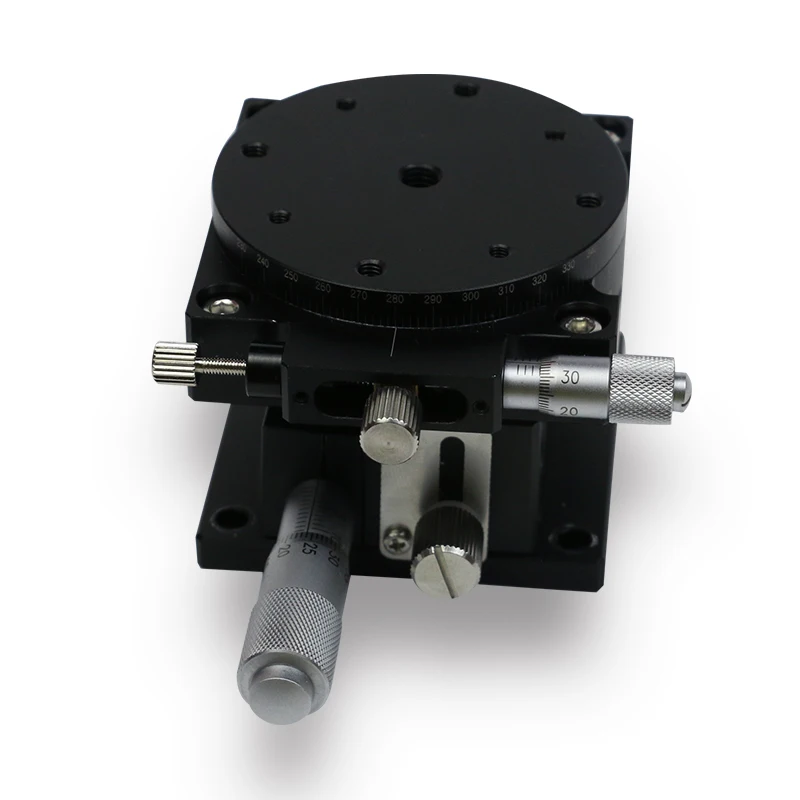 

ZR60 manual stage lifting + rotary slide ZR axis 60 high precision optical platform precision fine adjustment frame