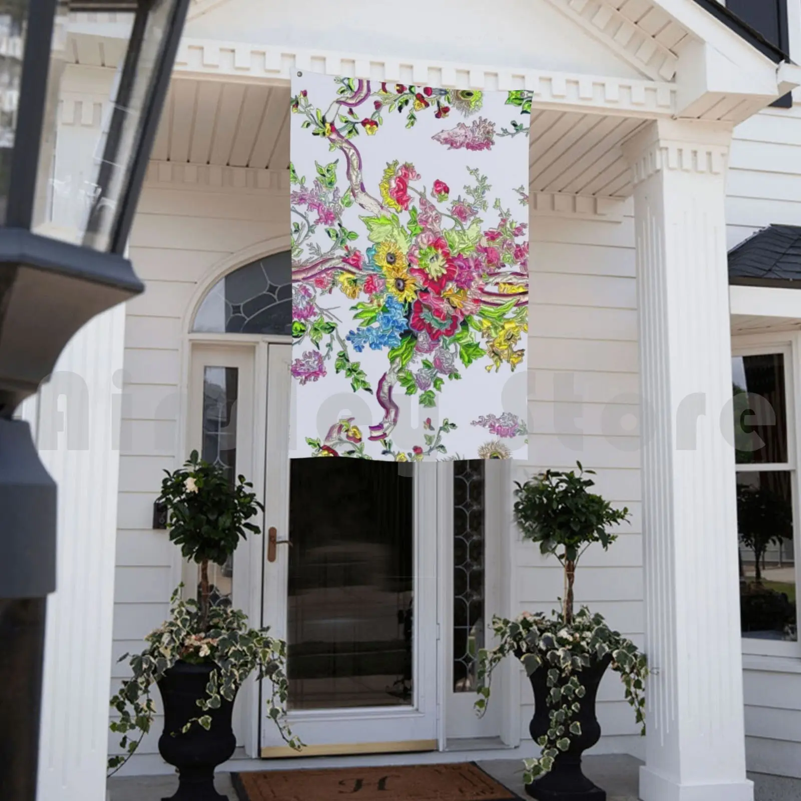 Будуарный флаг Марии-Антуанетты автомобиля печать на заказ перья для спальни в