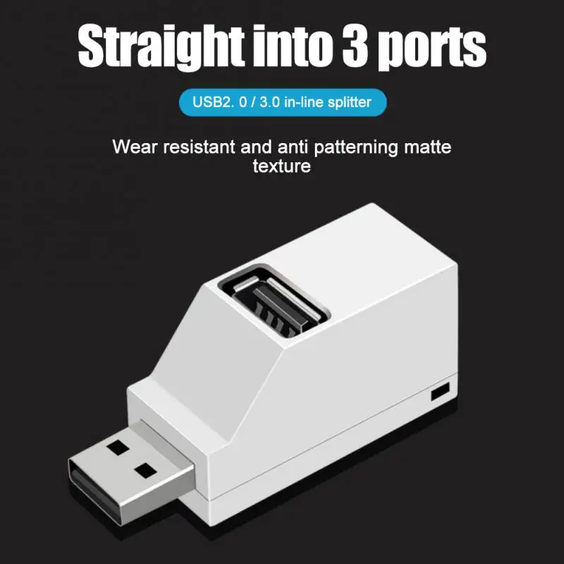 

USB 3.0 HUB Adapter Extender Mini Splitter Box 3/4 Ports High Speed U Disk for PC Laptop Macbook Xiaomi Mobile Phone Reader