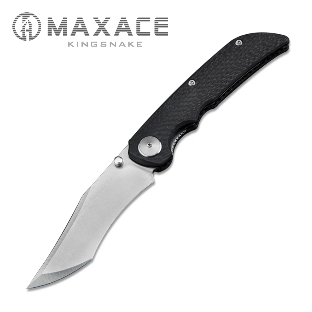 Maxace kingsnake складной нож карманный кемпинг портативный уличный фруктовый