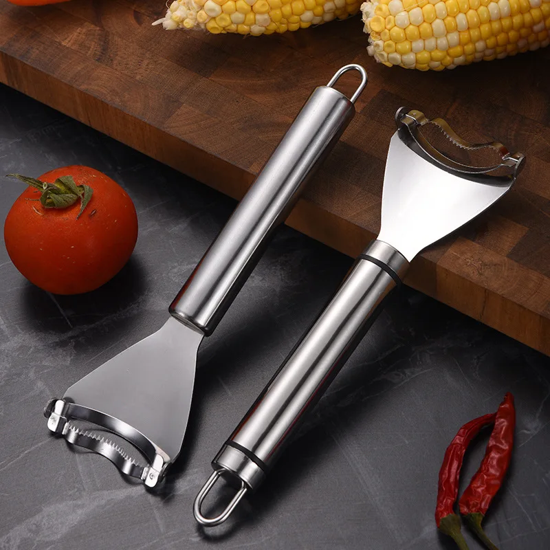 

Stainless Steel Corn Stripper Corns Threshing Device Easy Peeling Corn Kerneler Peeler Fruit & Vegetable Tools/Corns Strippe