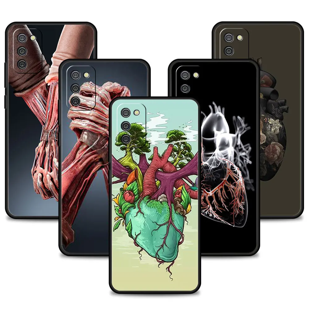 

Fashion Medical Human Organs Brain Phone Cover For Samsung A52 A31 A51 A72 A32 4G A21s A12 A71 A41 A02s A22 A13 A53 A23 A33