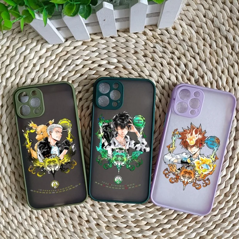 

Чехол для телефона Katekyo Hitman для IPhone 14 13 12 11 Mini Pro Max XS X Max XR 8 7 Plus SE 2022, цветной чехол для телефона