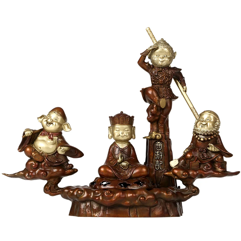 

[Clearance] Journey to the West Triumph over the Buddha Decoration Pure Copper Sun Wukong Qi Tian Da Sheng Hallway Craft Gift