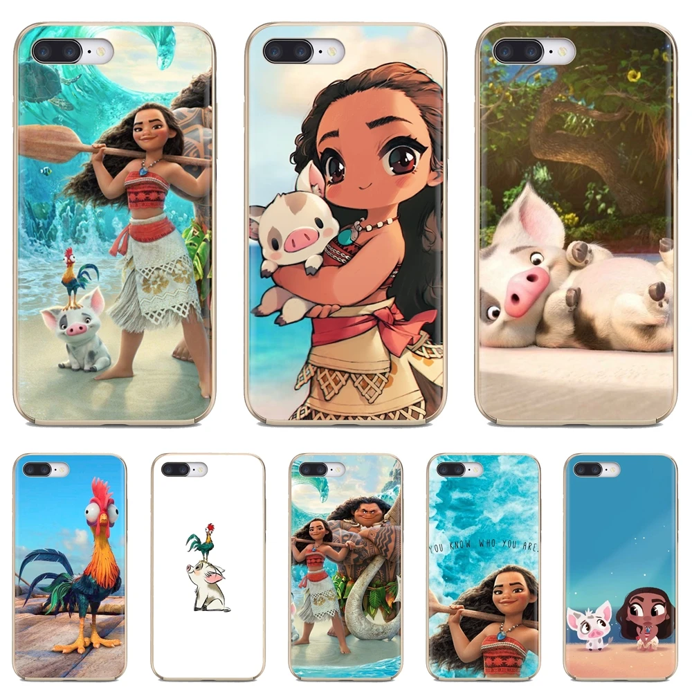

Soft Skin Cover Princess Moana cartoon For iPod Touch iPhone 10 11 12 Pro 4S 5S SE 5C 6 6S 7 8 X XR XS Plus Max 2020