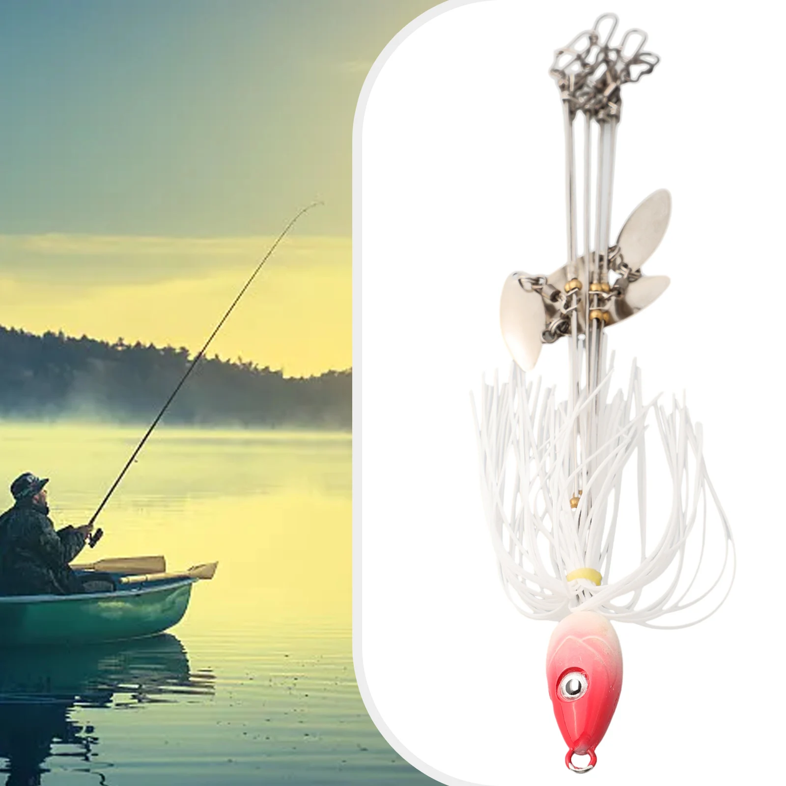 Оснастка для ловли окуня Alabama Rig Umbrella Rigs Multi Lure Package В комплект входит оборудования