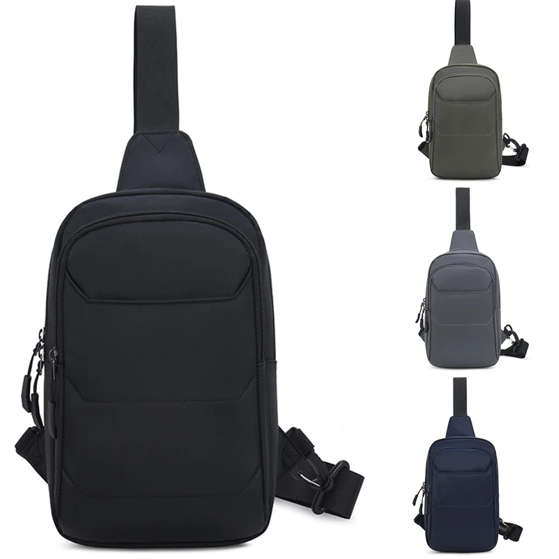 

2023 Fashion Man Small Chest Bag Phone Pocket Cross Body Shoulder Fanny Pack Male Handbag Outdoor Neck Side Crossbody Gym Bags