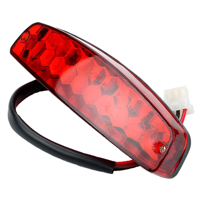 

12V LED Brake Tail Light Turn License Plate Light for Motorcycle Scooter