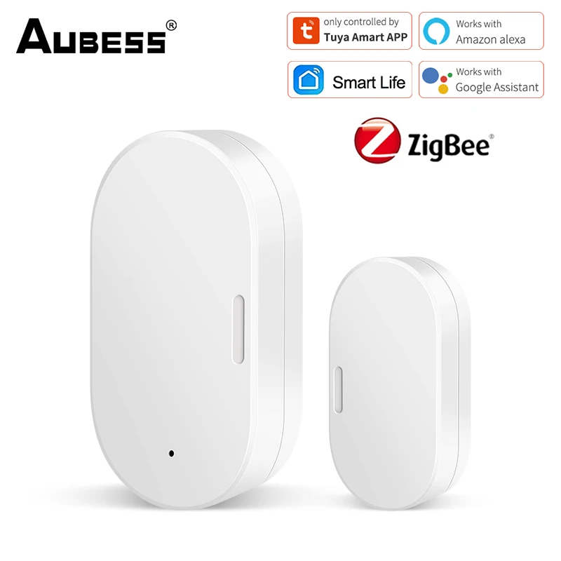 

Tuya Zigbee Door Window Magnetic Sensor Wireless Door Open Closed Detector Via Smart Life Work with Alexa Google Home ZigBee Hub