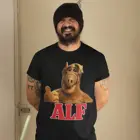 Футболка Alf, комедия, ТВ-шоу, пляж, 100 хлопок, футболка с рисунком размера плюс, Мужская футболка