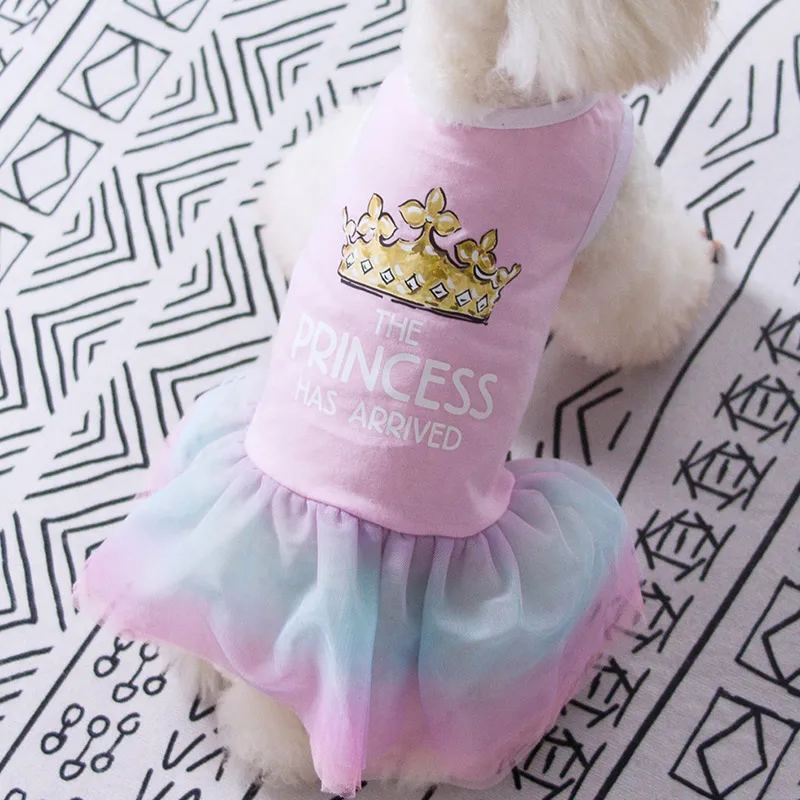 

Pet Princess Dress Small Dogs Cute Skirt Puppy Clothes Summer Dog Vests Wedding Evening Dress Cat Dresses Animal Clothes