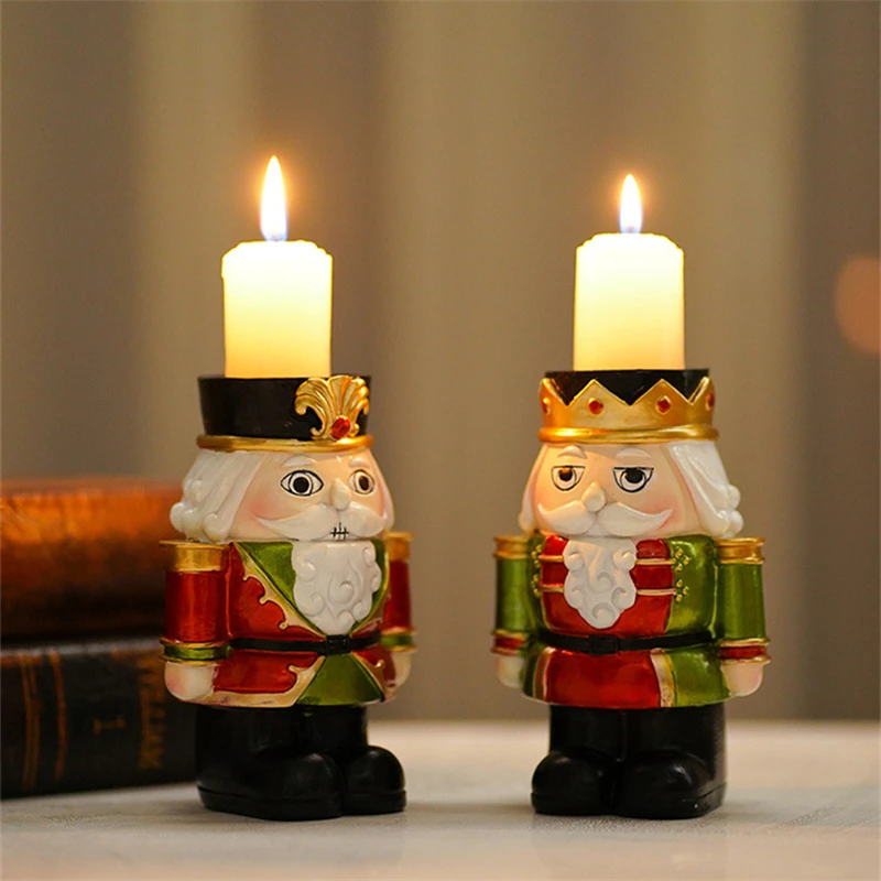 Resin Miniature Figurines For Fireplace Christmas Interior L