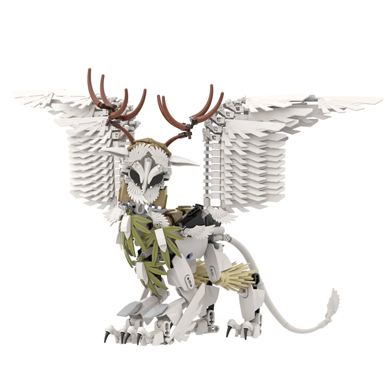 MOC Hippogriff Griffin набор строительных блоков кирпичи-монстры модель игрушки