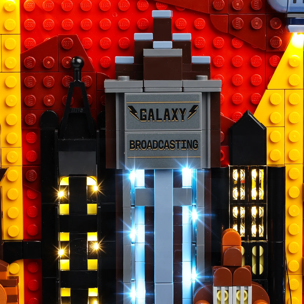 Комплект светодиодных фонарей для 76271 Batmaned The Animated Series Gotham City DIY светодиодные