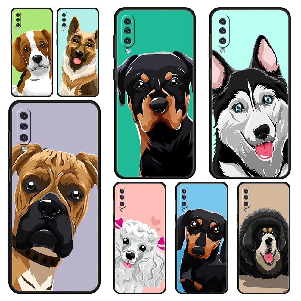 

Dog Husky Cute Shiba Inu Phone Case for Samsung Galaxy A12 A22 A32 A52 A50 A70 A10 A10S A20 A30 A40 A20S A20E A02S A72 5G Cover