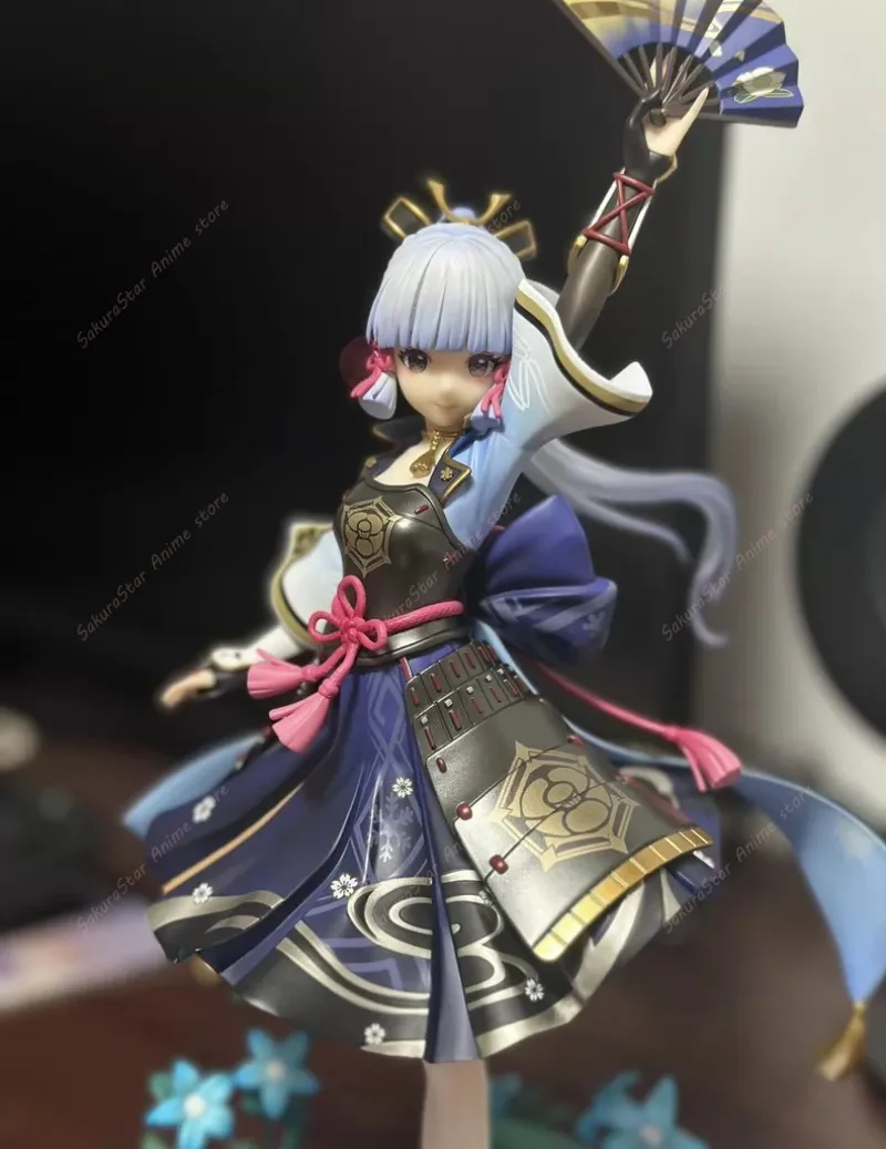 Фото В наличии: APEX × miHoYo Genshin Impact Kamisato Ayaka White Heron Frost Blossom 1/7 Статическая фигурка из ПВХ, коллекционная игрушка, подарок для хобби. №2