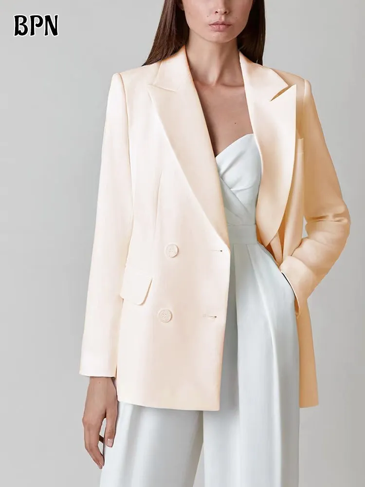 BPN минималистичный Женский блейзер