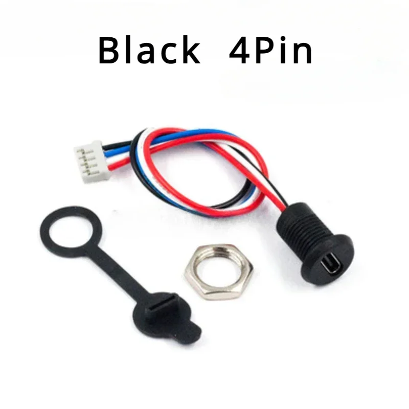 

5 шт. Водонепроницаемые разъемы USB-C 2-6 пин