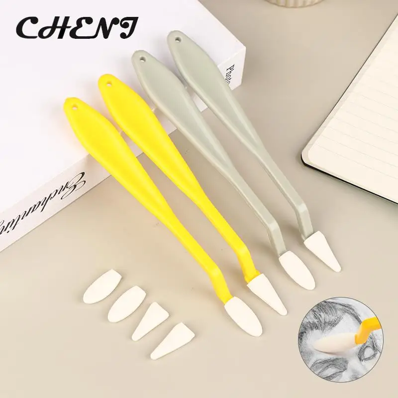 

18pcs/set Art Sketch Wipe Knife Washable Brush Sponge Highlight Artist Drawing Correction Detail Eraser Pen Sketch Clean Tool