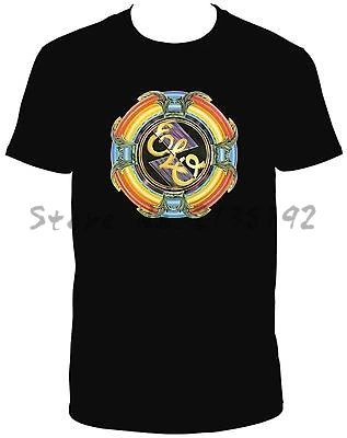 Мужская футболка ELO Модная хлопковая мужская рубашка с коротким рукавом Черная