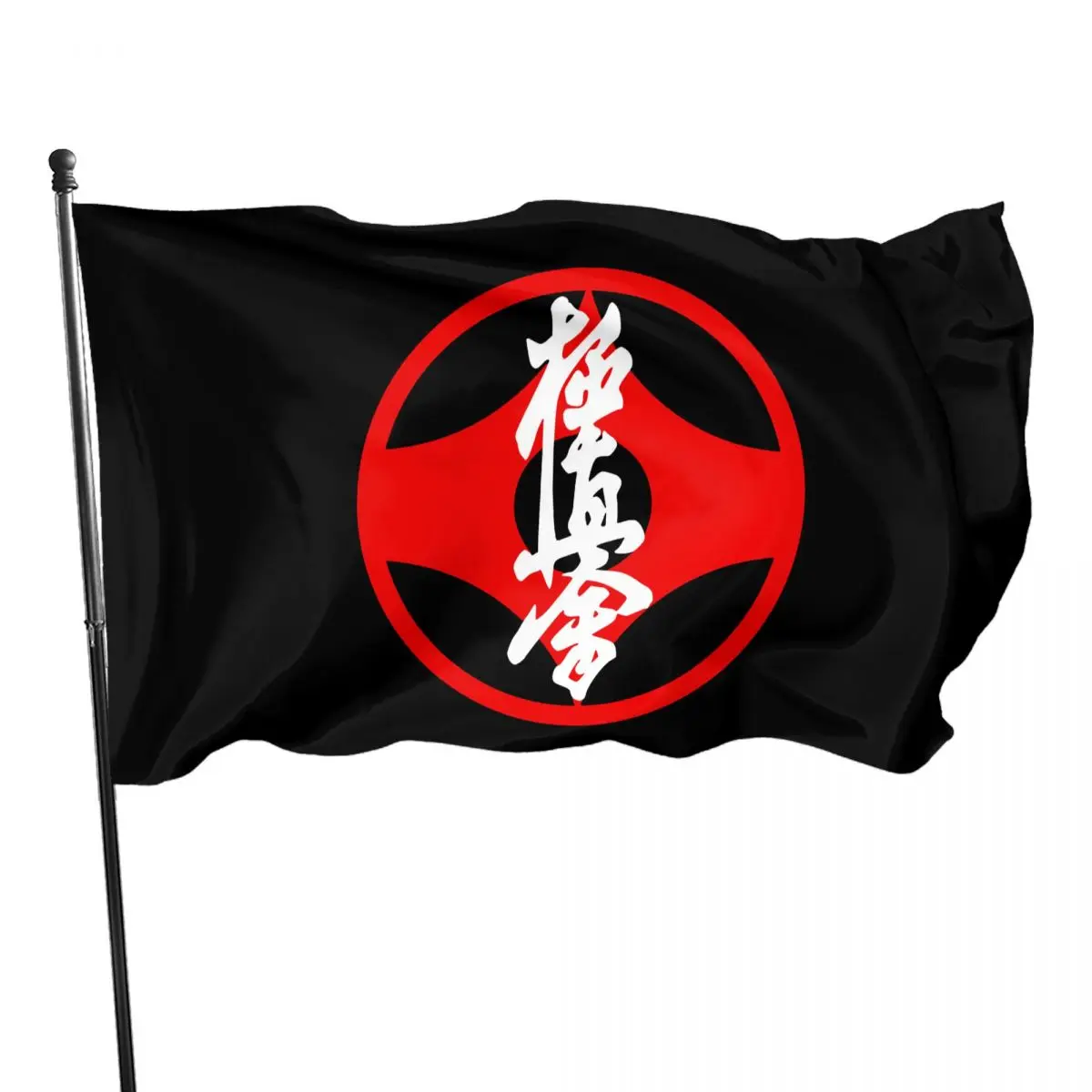 

Masutatsu Oyama Kyokushin Karate Kanji Logo Outdoor Banner Warmth Decoration Cheering flag Parade Harajuku the leisure All-match
