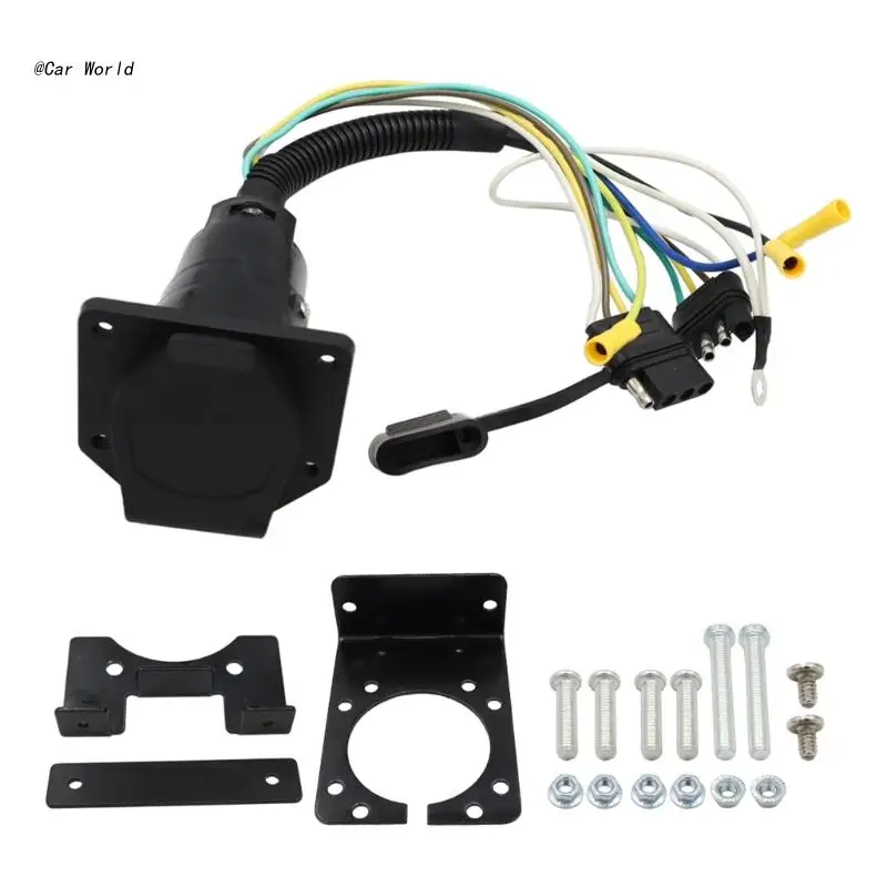 

6XDB Trailer Adapter Wiring Light Plug Caravan-RV Tow Truck Boats Adapters Connector