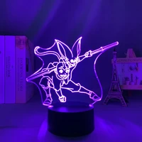 manga led light avatar the last airbender aang for bedroom decor night light gift acrylic anime 3d lamp avatar room decor