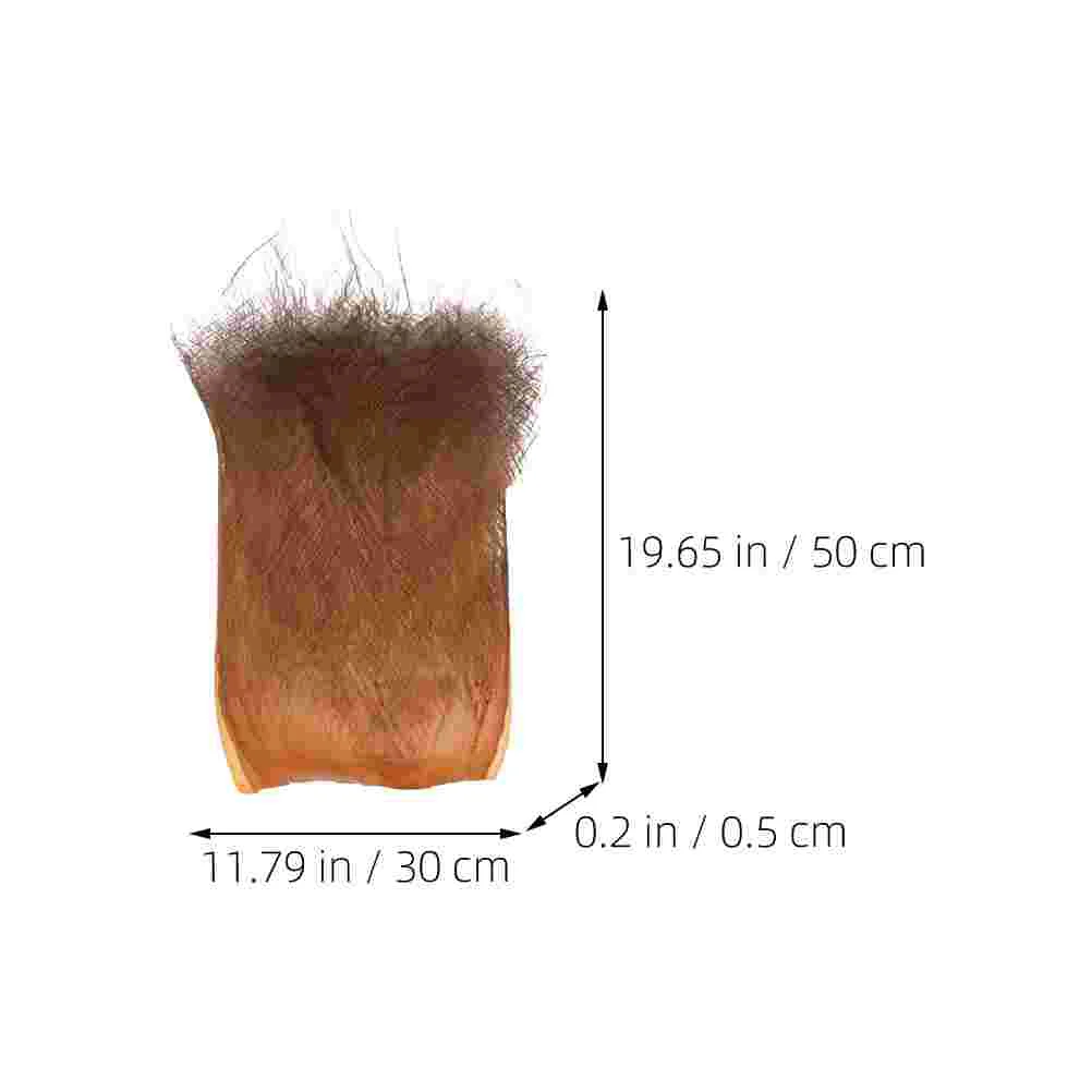 5-листовая фигурка растения из пальмовой коры натуральный садовый декор